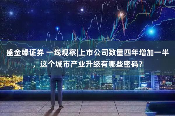 盛金缘证券 一线观察|上市公司数量四年增加一半，这个城市产业升级有哪些密码？