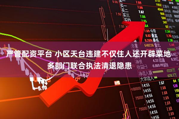 严管配资平台 小区天台违建不仅住人还开辟菜地 多部门联合执法清退隐患